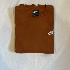 Nike Men's Sweatshirt - Size Medium - Used - Rust Colored
